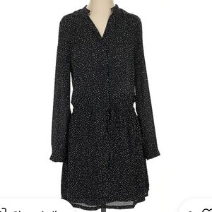 Hilary Radley Black And White Speckled Dress‎ XL